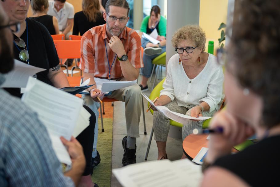 Participants in the 2019 Deepening Clinical Practice Conference listen intently during a session.