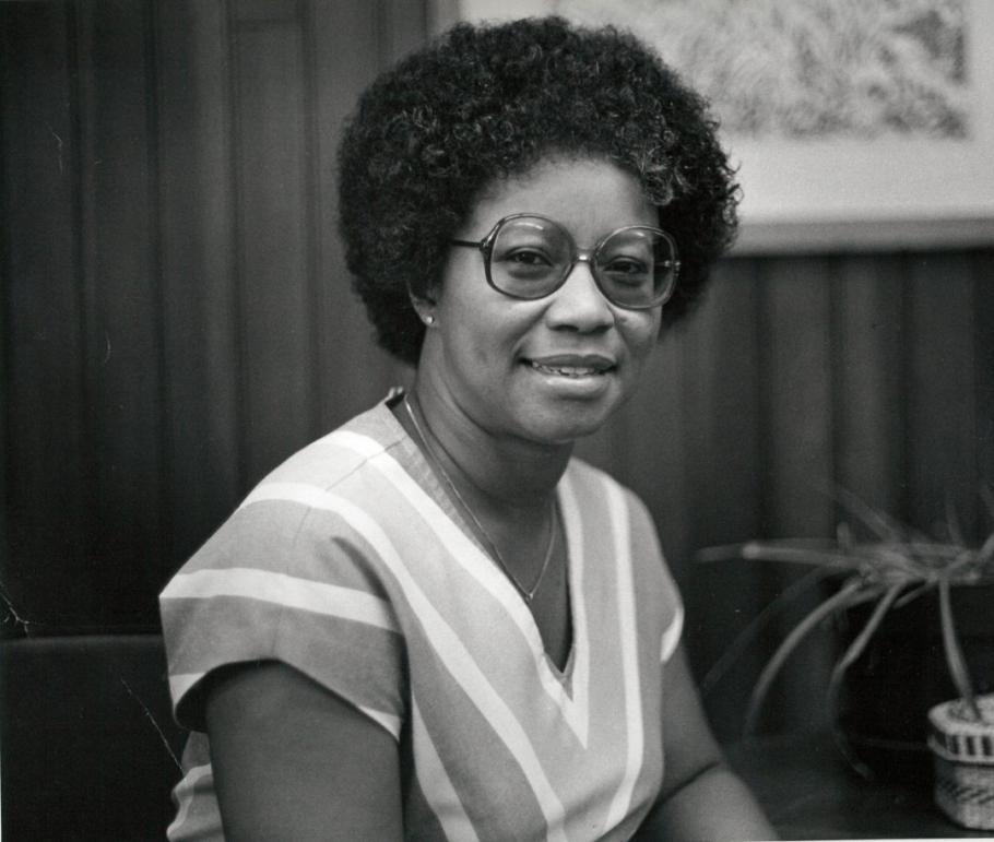 Carolyn Jacobs, 1980s, Photographer: Chuck Kidd, RG 60 Acc # 07A-007, College Archives, Smith College, Northampton, MA.