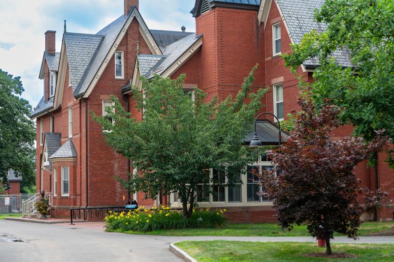 A photo of Hatfield on the Smith College campus.