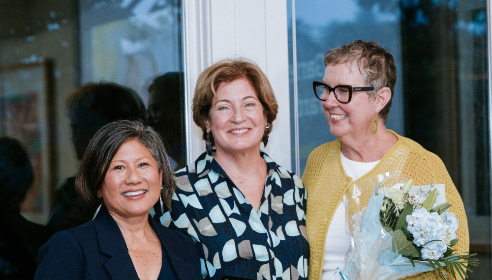Dean Yoshioka, Laurie Peter, Dawn Faucher at 2025 Alumni Awards