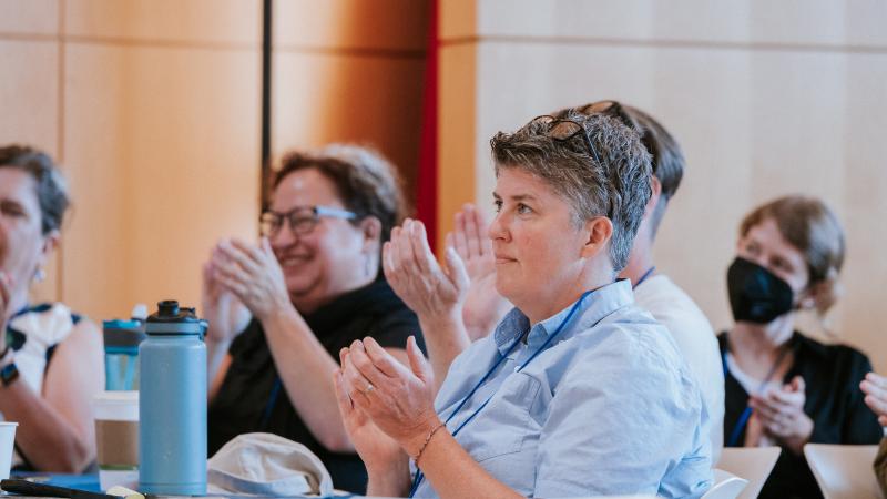 2025 Conference attendees listen closely to the keynote speaker during the 2025 Deepening Clinical Practice Conference