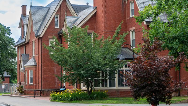 A photo of Hatfield on the Smith College campus.